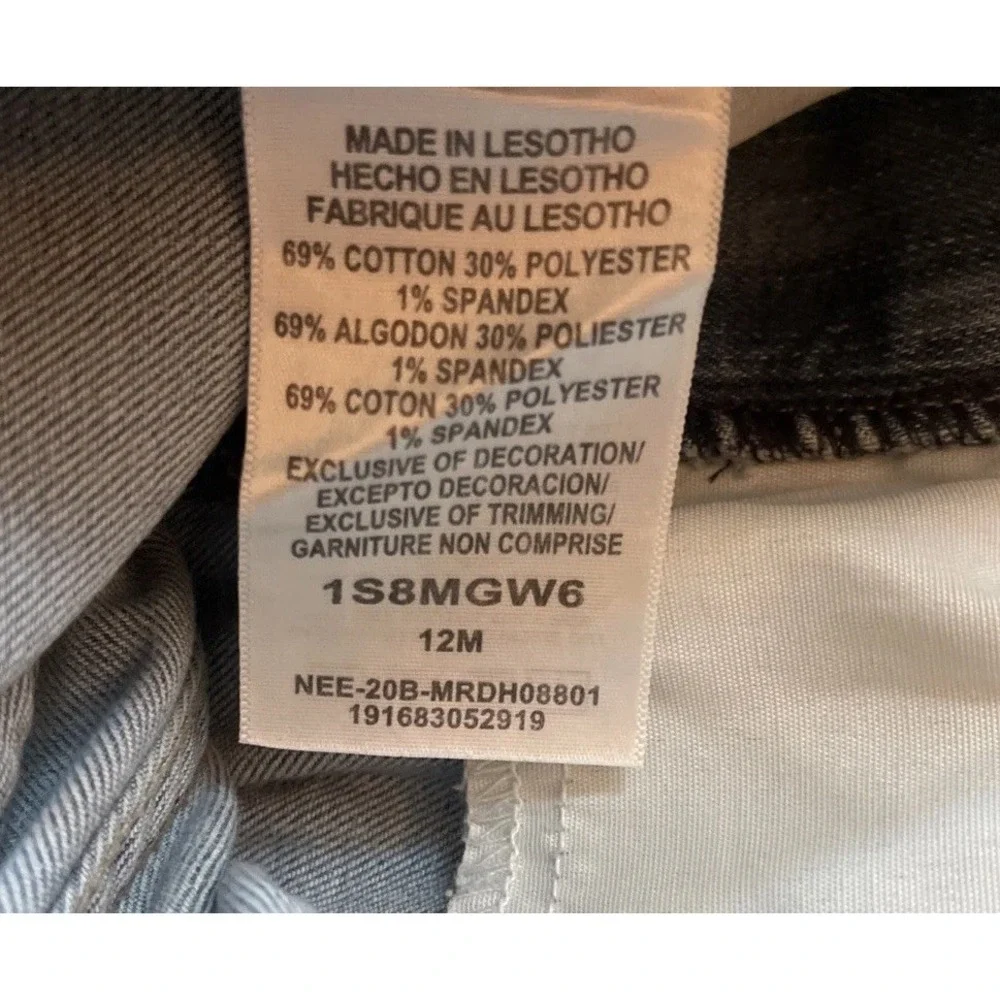 Lee Denim Capris Size 12 Mid Rise Regular Fit Ultramarine Light Wash NWT